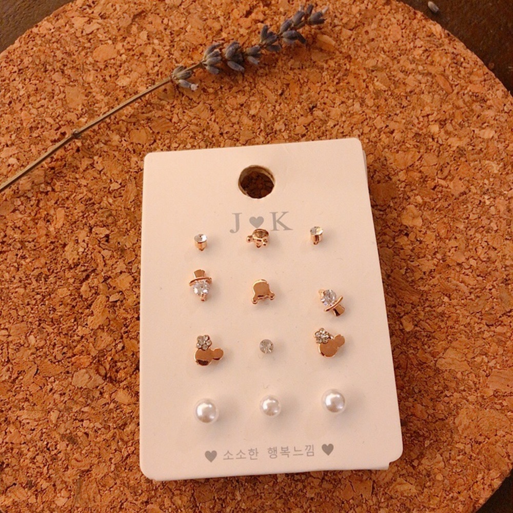 Mixed Mini Stud Earring Set